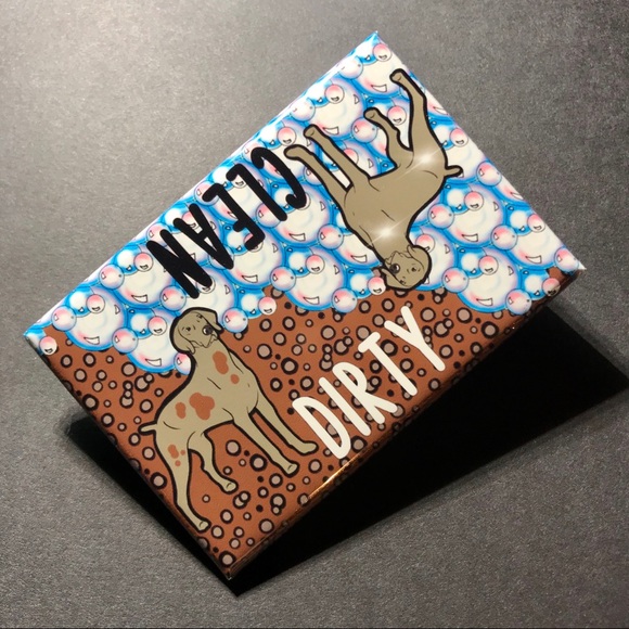 Weimaraner Dog Dishwasher Magnet Handmade Decor - Picture 3 of 7